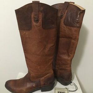 Frye Melissa 2 Button Tall Riding Boots